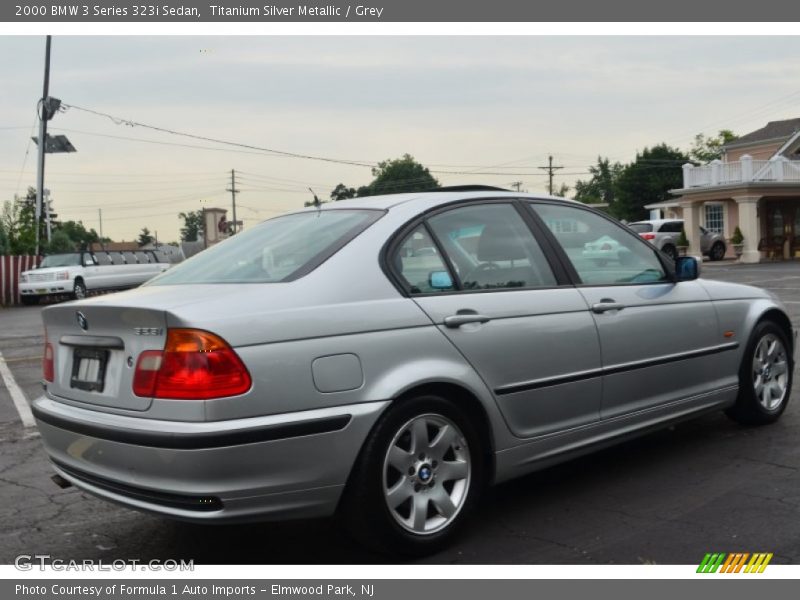 Titanium Silver Metallic / Grey 2000 BMW 3 Series 323i Sedan
