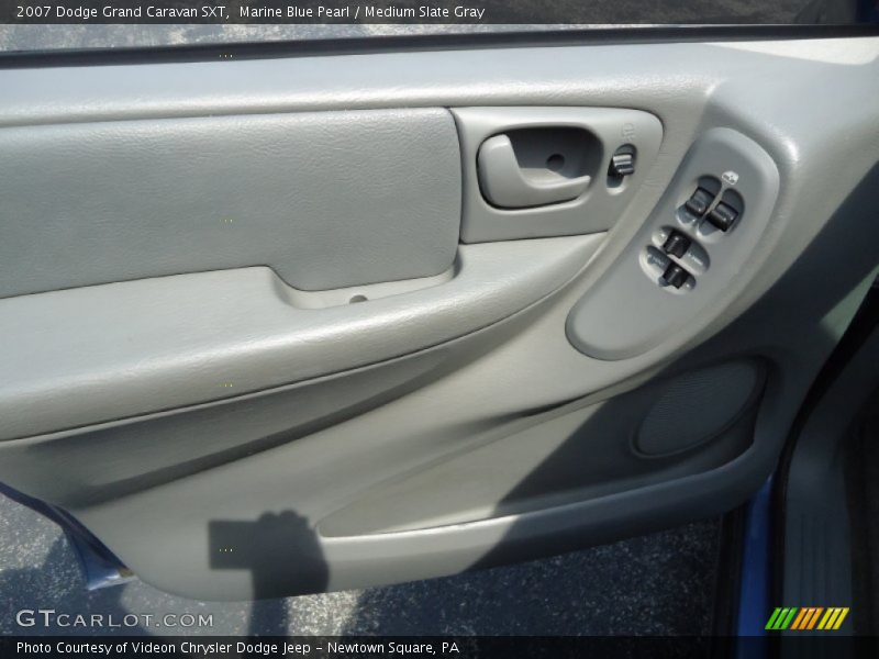 Marine Blue Pearl / Medium Slate Gray 2007 Dodge Grand Caravan SXT