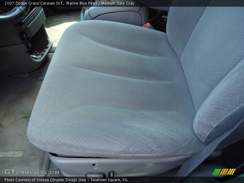 Marine Blue Pearl / Medium Slate Gray 2007 Dodge Grand Caravan SXT