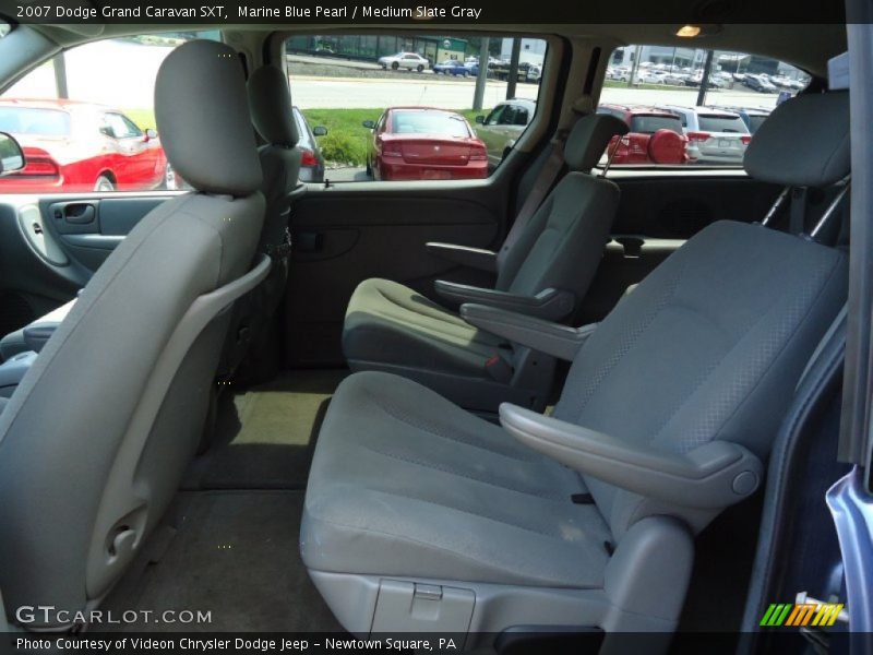Marine Blue Pearl / Medium Slate Gray 2007 Dodge Grand Caravan SXT
