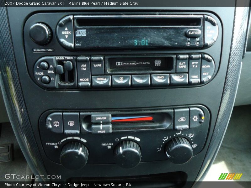 Marine Blue Pearl / Medium Slate Gray 2007 Dodge Grand Caravan SXT