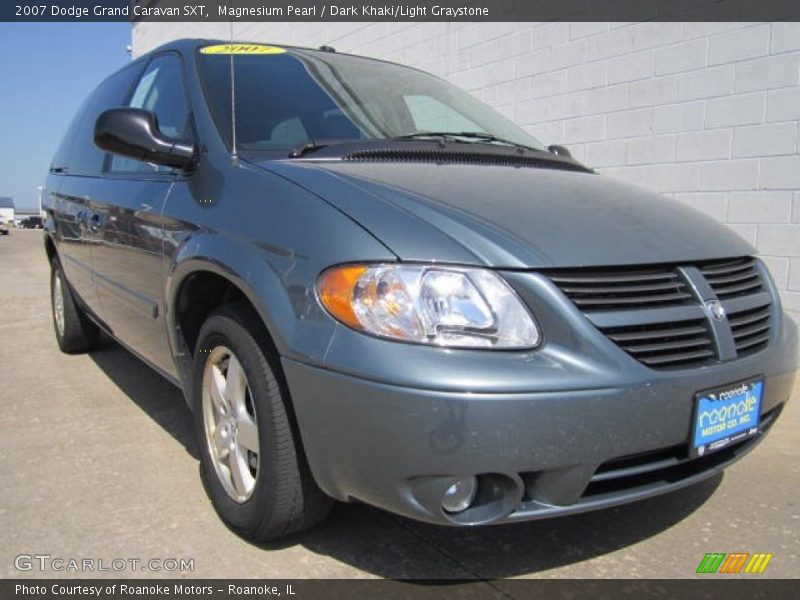 Magnesium Pearl / Dark Khaki/Light Graystone 2007 Dodge Grand Caravan SXT
