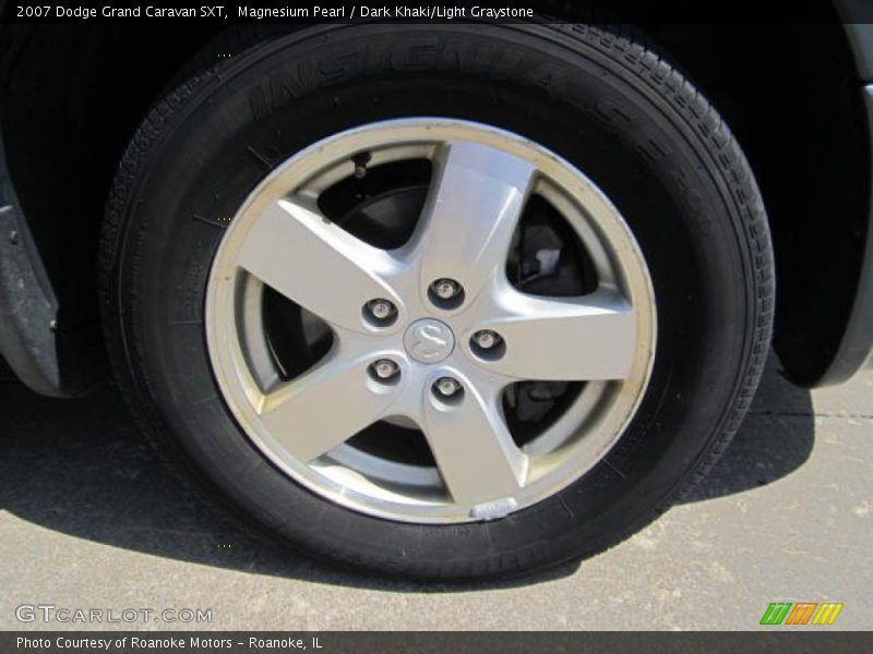 Magnesium Pearl / Dark Khaki/Light Graystone 2007 Dodge Grand Caravan SXT