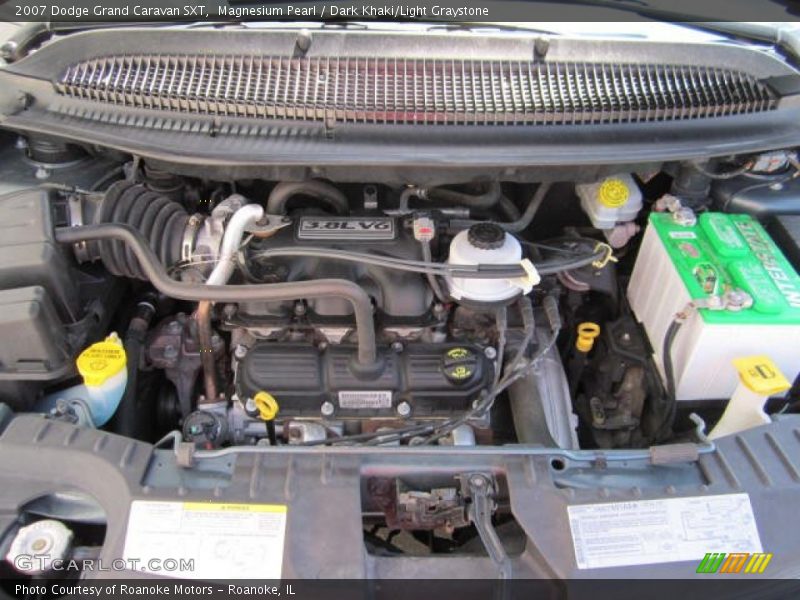 Magnesium Pearl / Dark Khaki/Light Graystone 2007 Dodge Grand Caravan SXT