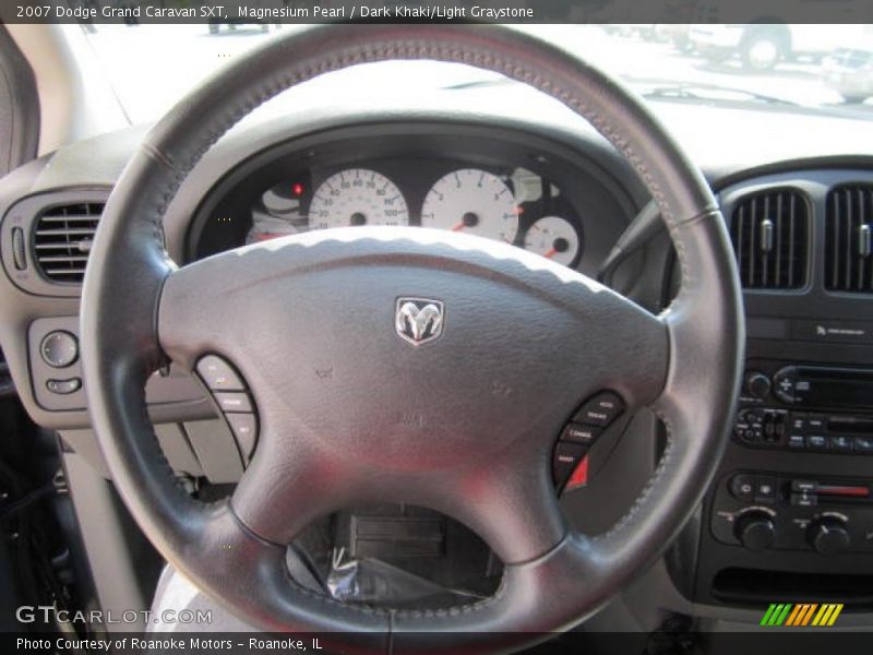Magnesium Pearl / Dark Khaki/Light Graystone 2007 Dodge Grand Caravan SXT