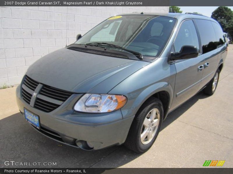 Magnesium Pearl / Dark Khaki/Light Graystone 2007 Dodge Grand Caravan SXT