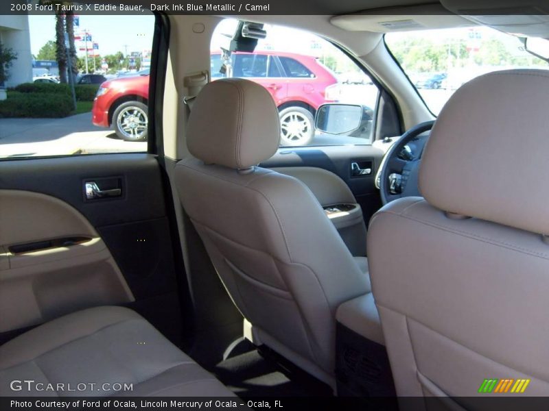 Dark Ink Blue Metallic / Camel 2008 Ford Taurus X Eddie Bauer