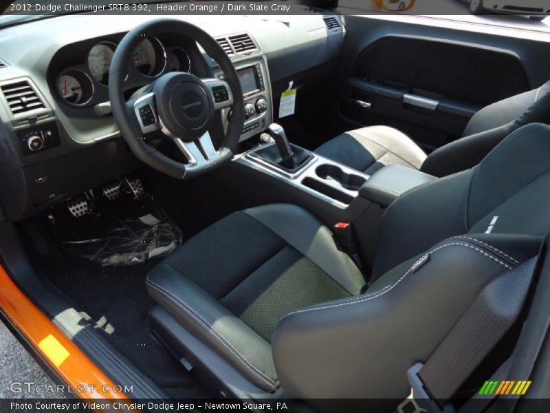 Dark Slate Gray Interior - 2012 Challenger SRT8 392 