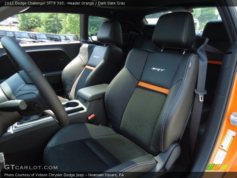 Front Seat of 2012 Challenger SRT8 392