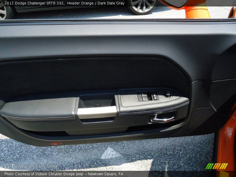 Header Orange / Dark Slate Gray 2012 Dodge Challenger SRT8 392