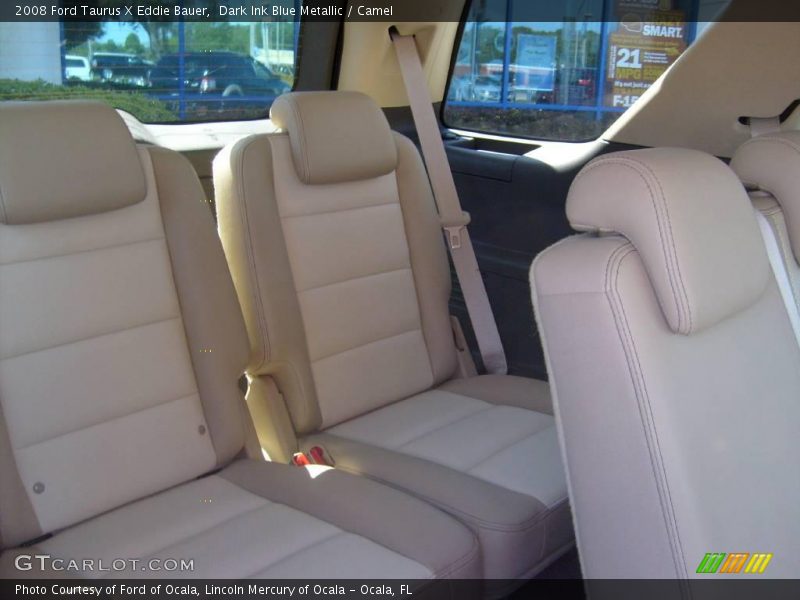 Dark Ink Blue Metallic / Camel 2008 Ford Taurus X Eddie Bauer