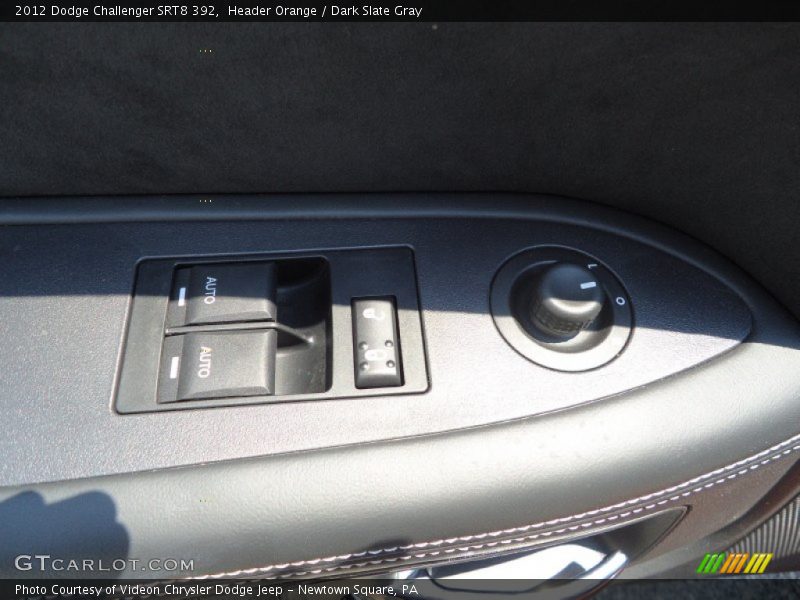Header Orange / Dark Slate Gray 2012 Dodge Challenger SRT8 392