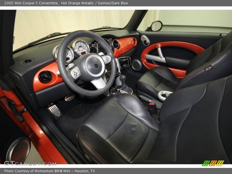 Sunrise/Dark Blue Interior - 2005 Cooper S Convertible 