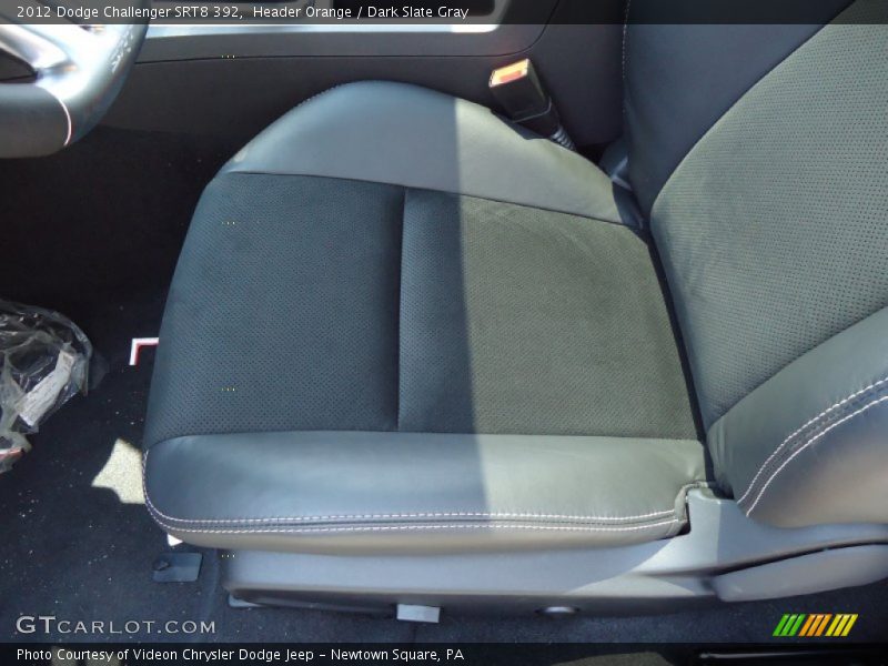 Header Orange / Dark Slate Gray 2012 Dodge Challenger SRT8 392