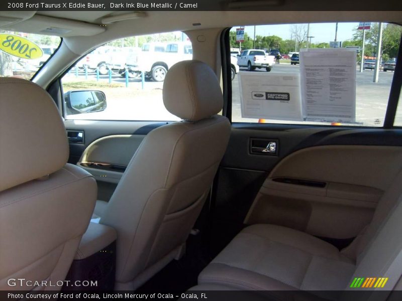 Dark Ink Blue Metallic / Camel 2008 Ford Taurus X Eddie Bauer