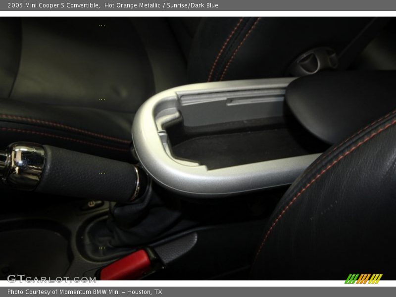 Hot Orange Metallic / Sunrise/Dark Blue 2005 Mini Cooper S Convertible