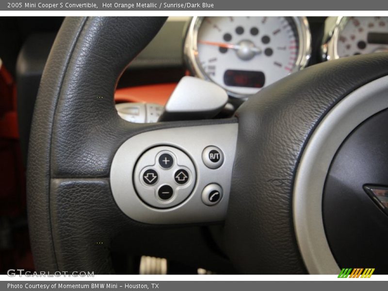 Controls of 2005 Cooper S Convertible