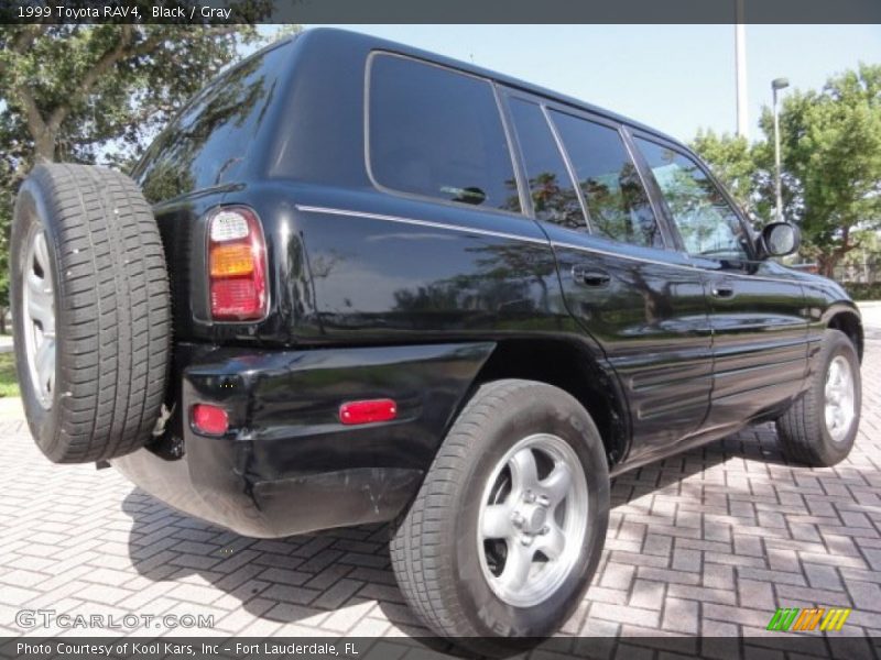 Black / Gray 1999 Toyota RAV4