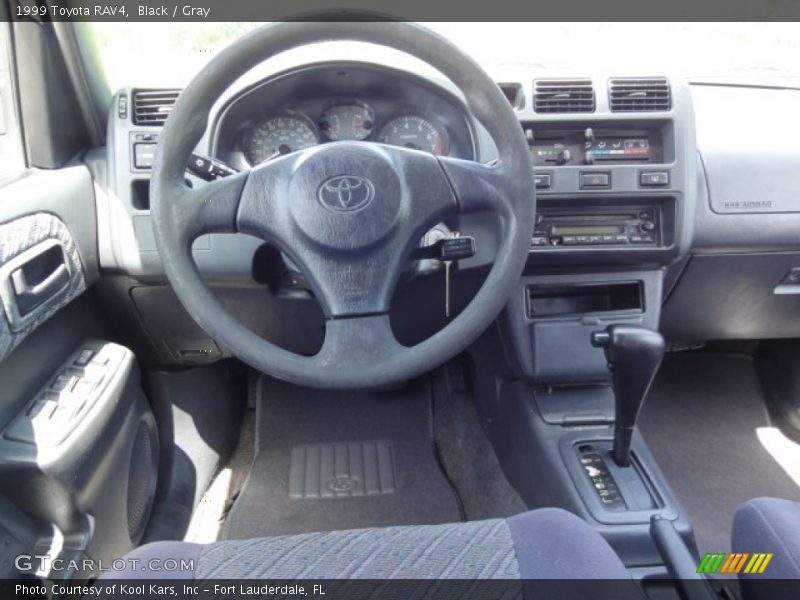Black / Gray 1999 Toyota RAV4