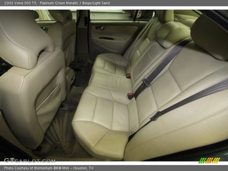 Platinum Green Metallic / Beige/Light Sand 2003 Volvo S60 T5