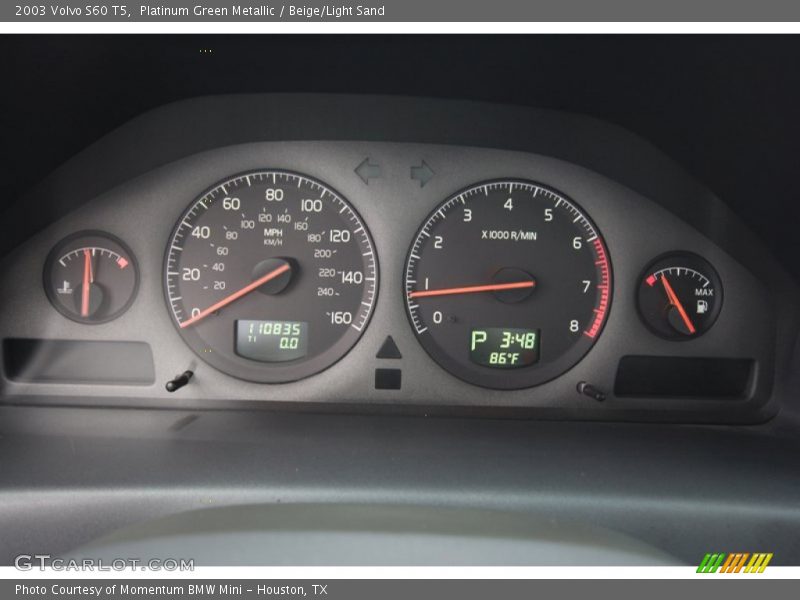 Platinum Green Metallic / Beige/Light Sand 2003 Volvo S60 T5