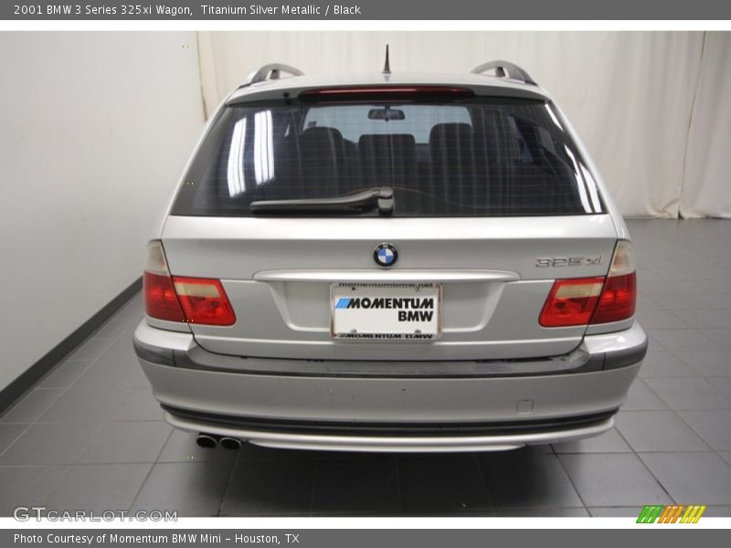 Titanium Silver Metallic / Black 2001 BMW 3 Series 325xi Wagon