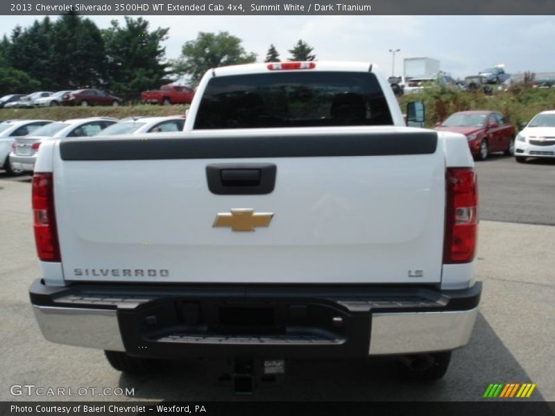 Summit White / Dark Titanium 2013 Chevrolet Silverado 3500HD WT Extended Cab 4x4