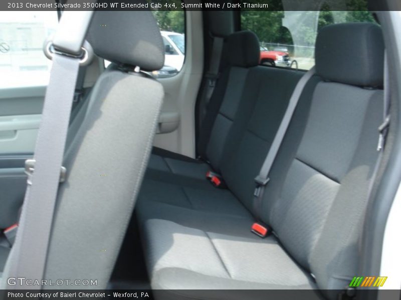 Summit White / Dark Titanium 2013 Chevrolet Silverado 3500HD WT Extended Cab 4x4
