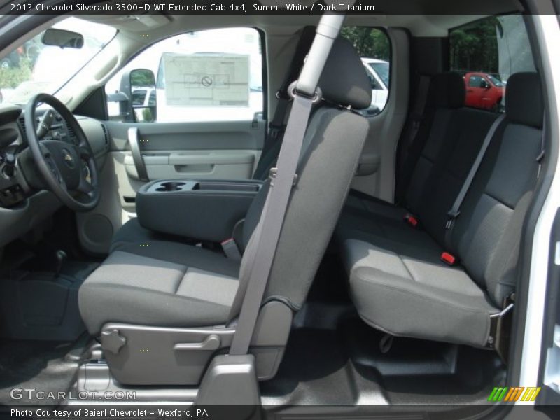 Summit White / Dark Titanium 2013 Chevrolet Silverado 3500HD WT Extended Cab 4x4