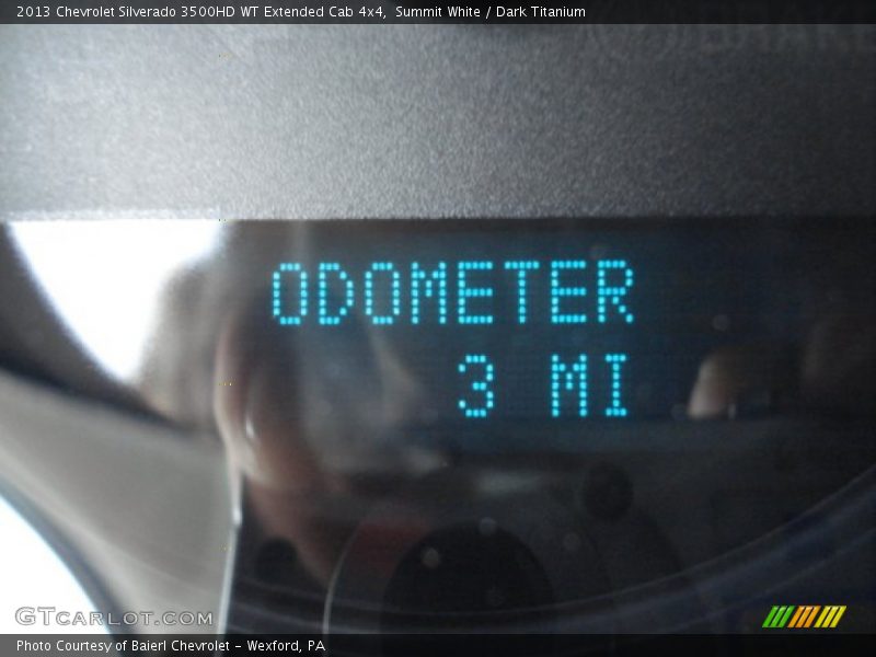 Summit White / Dark Titanium 2013 Chevrolet Silverado 3500HD WT Extended Cab 4x4