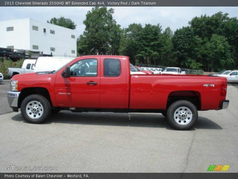  2013 Silverado 3500HD WT Extended Cab 4x4 Victory Red