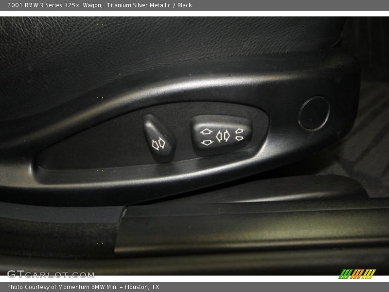 Titanium Silver Metallic / Black 2001 BMW 3 Series 325xi Wagon