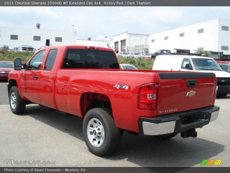  2013 Silverado 3500HD WT Extended Cab 4x4 Victory Red