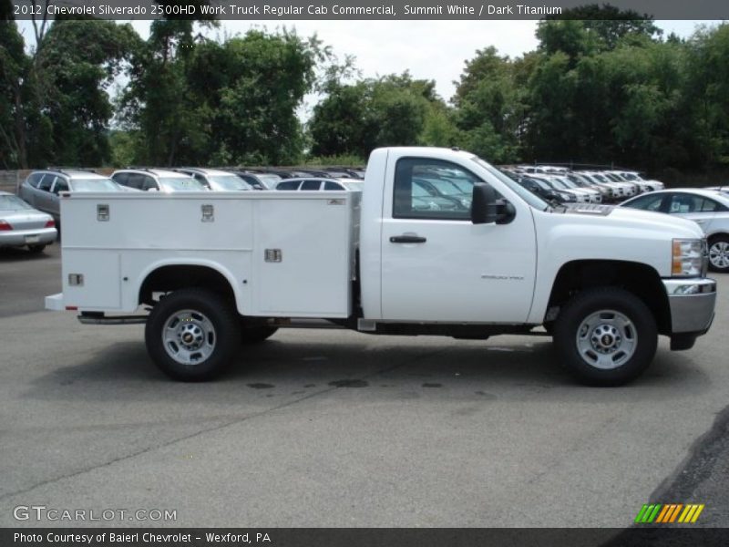 Summit White / Dark Titanium 2012 Chevrolet Silverado 2500HD Work Truck Regular Cab Commercial