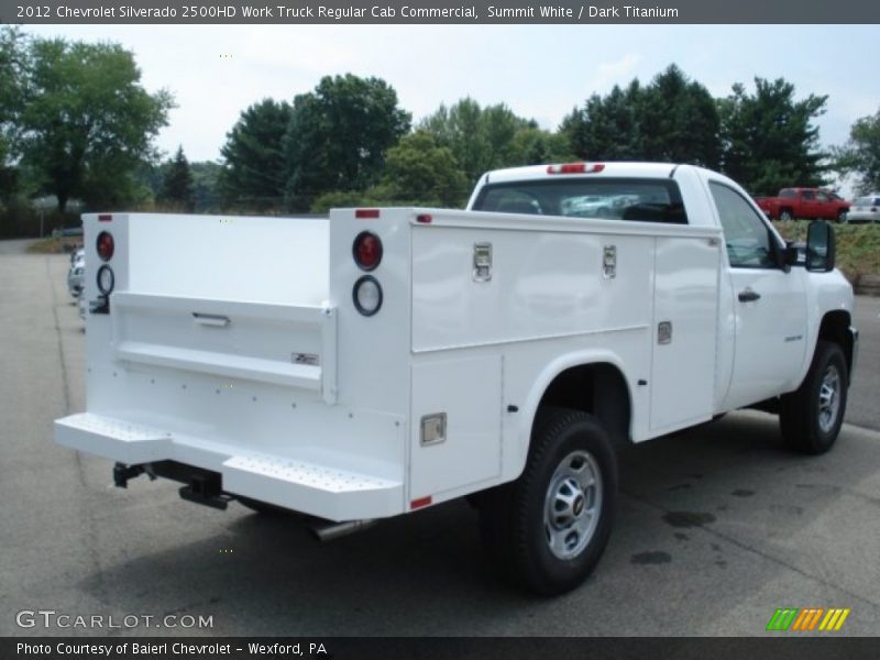Summit White / Dark Titanium 2012 Chevrolet Silverado 2500HD Work Truck Regular Cab Commercial