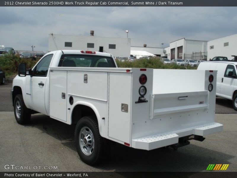 Summit White / Dark Titanium 2012 Chevrolet Silverado 2500HD Work Truck Regular Cab Commercial