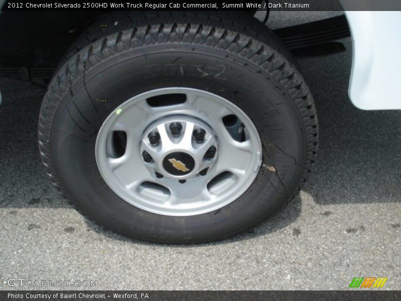 Summit White / Dark Titanium 2012 Chevrolet Silverado 2500HD Work Truck Regular Cab Commercial
