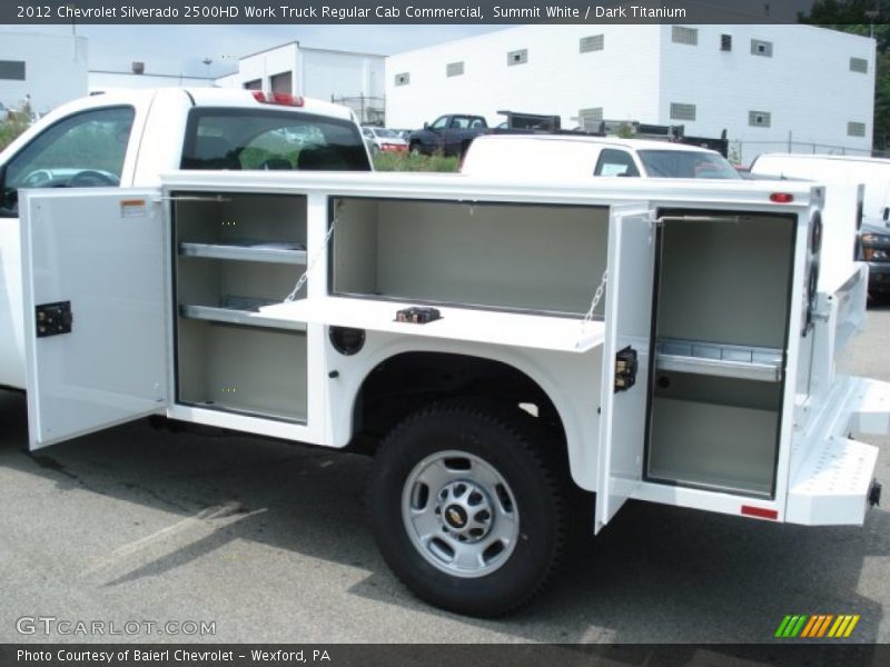 Summit White / Dark Titanium 2012 Chevrolet Silverado 2500HD Work Truck Regular Cab Commercial