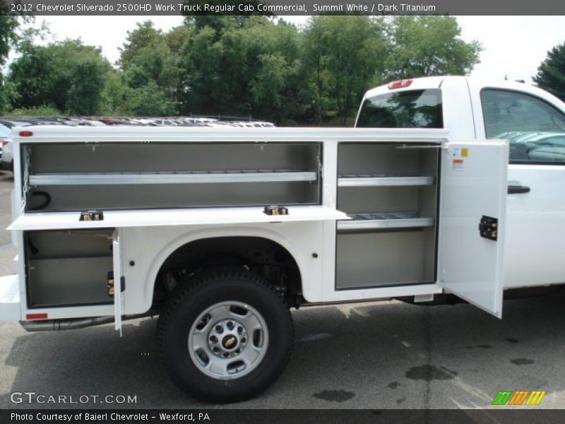 Summit White / Dark Titanium 2012 Chevrolet Silverado 2500HD Work Truck Regular Cab Commercial