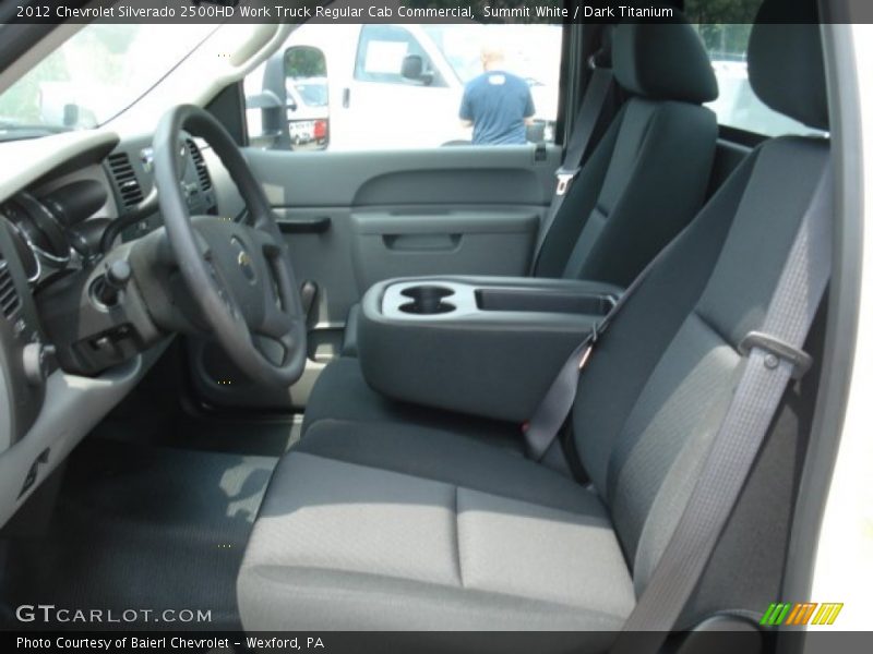 Summit White / Dark Titanium 2012 Chevrolet Silverado 2500HD Work Truck Regular Cab Commercial