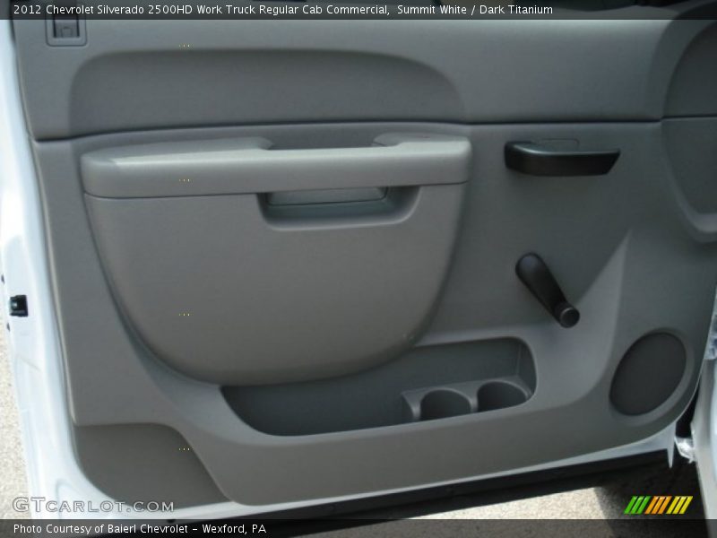Summit White / Dark Titanium 2012 Chevrolet Silverado 2500HD Work Truck Regular Cab Commercial