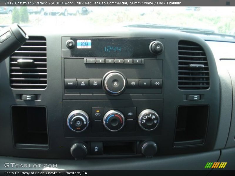 Summit White / Dark Titanium 2012 Chevrolet Silverado 2500HD Work Truck Regular Cab Commercial