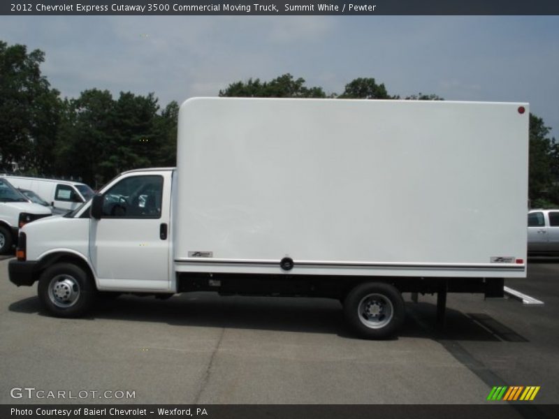 Summit White / Pewter 2012 Chevrolet Express Cutaway 3500 Commercial Moving Truck