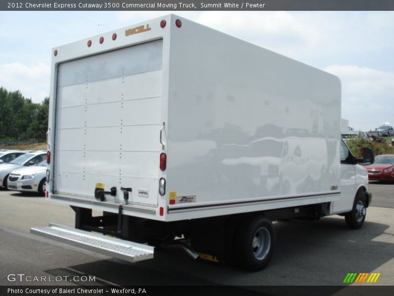 Summit White / Pewter 2012 Chevrolet Express Cutaway 3500 Commercial Moving Truck