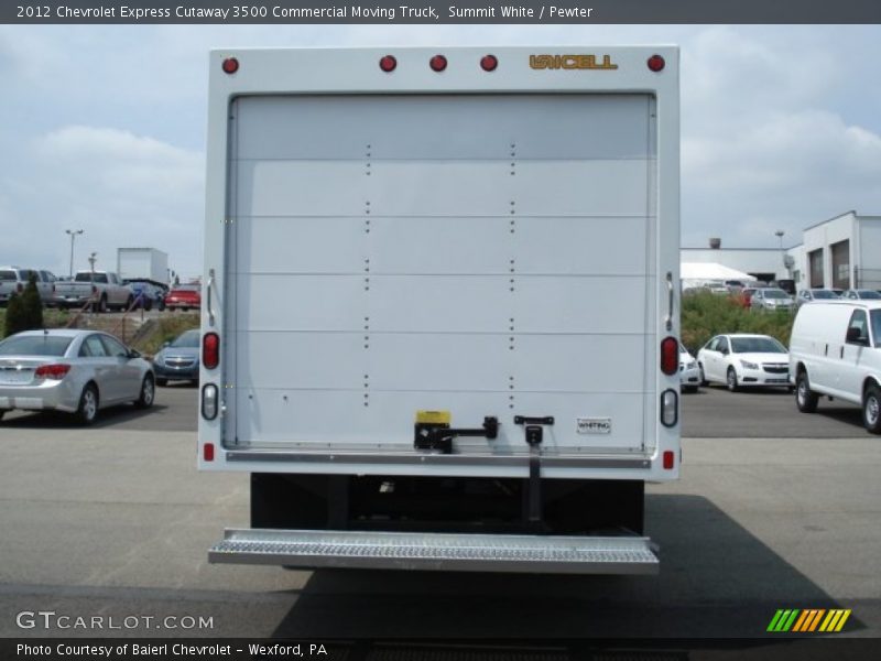 Summit White / Pewter 2012 Chevrolet Express Cutaway 3500 Commercial Moving Truck