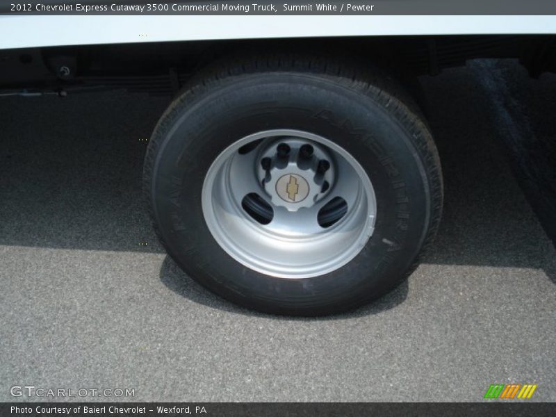 Summit White / Pewter 2012 Chevrolet Express Cutaway 3500 Commercial Moving Truck