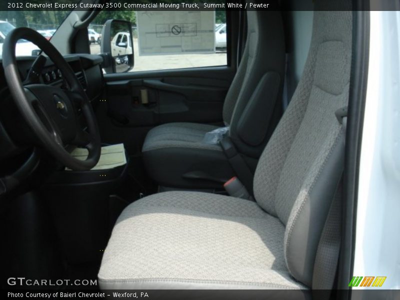 Summit White / Pewter 2012 Chevrolet Express Cutaway 3500 Commercial Moving Truck