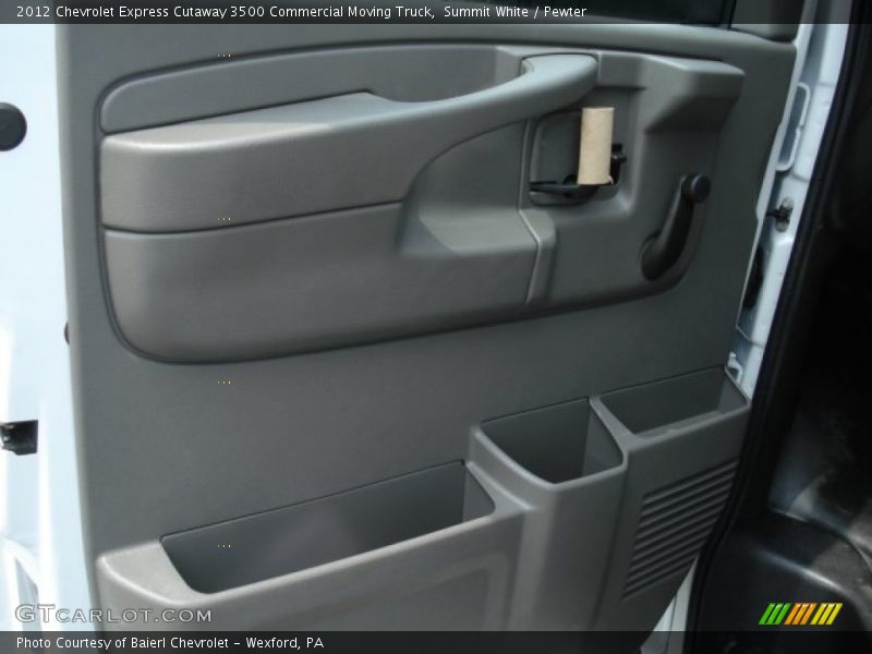 Summit White / Pewter 2012 Chevrolet Express Cutaway 3500 Commercial Moving Truck