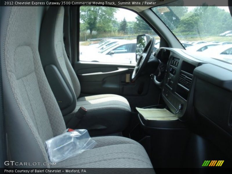 Summit White / Pewter 2012 Chevrolet Express Cutaway 3500 Commercial Moving Truck