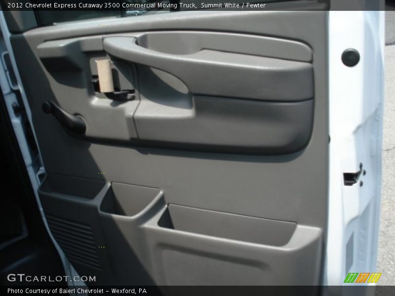 Summit White / Pewter 2012 Chevrolet Express Cutaway 3500 Commercial Moving Truck